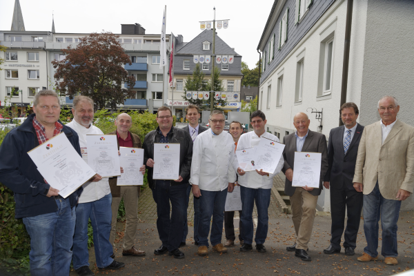 Auszeichnung Bäckerbetriebe Kreis Olpe